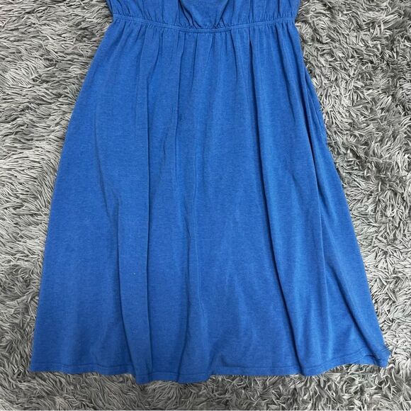 Lands End Sleeveless Blue Dress Size Extra Small - Picture 3 of 8